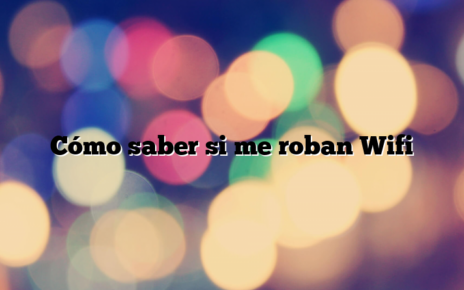 Cómo saber si me roban Wifi