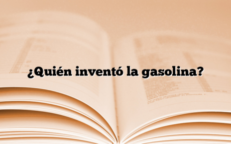 ¿Quién inventó la gasolina?