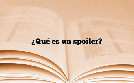 ¿Qué es un spoiler?